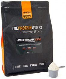 2kg Sustitutivo de Comidas Extreme THE PROTEIN WORKS Fresas Con Nata