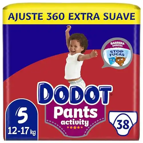 2x paquetes de 38 pañales Dodot Activity Pants (-70% en 2ª unidad)