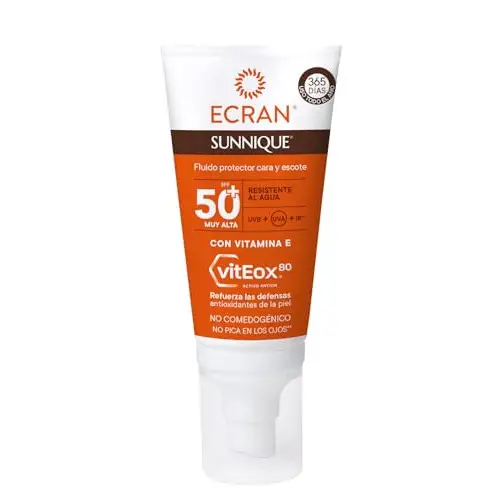 2x Protector Solar Ecran Sunnique Fluido SPF50 50ml (-50% en 2ª unidad)