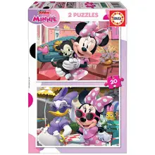 2x Puzzles Infantiles Minnie Educa