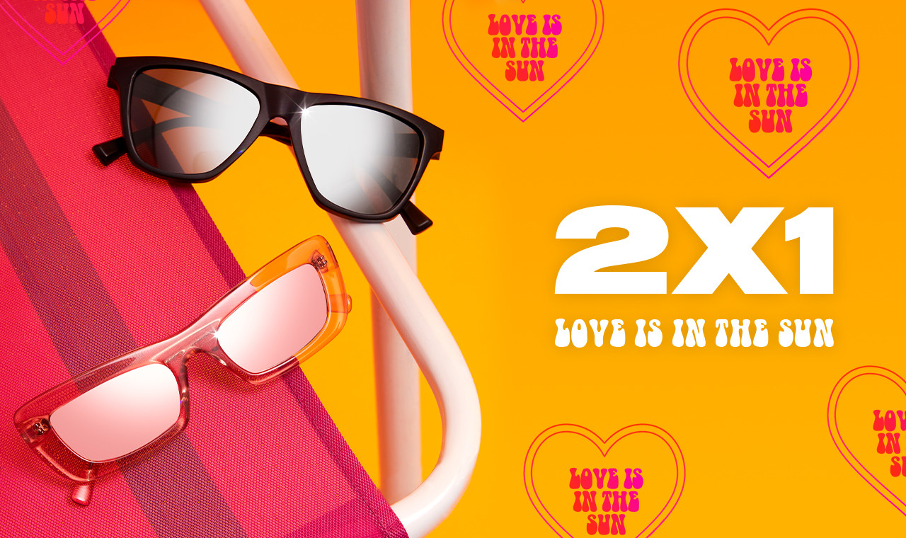 2x1 en gafas de sol por San Valentín