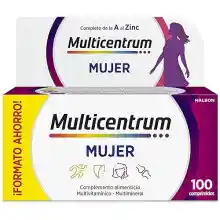 2x100 comprimidos Multicentrum Mujer Multivitamínico y Multimineral (-50 % en 2ª unidad)