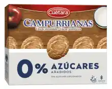2x320g paquetes de Galletas 0% Azúcares Campurrianas (-50% en 2ª unidad)