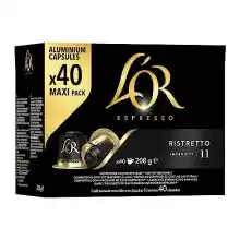 3 cajas de 40 Cápsulas Compatibles Nespresso L'Or Ristretto - PROMO 3x2 - A 0,2€/cápsula