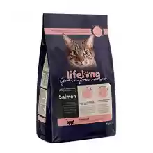 3 KILOS! Alimento seco para gatos adultos con salmón fresco, receta sin cereales - 3kg Lifelong