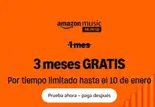 3 meses GRATIS Amazon Music Unlimited (PVP 33€)