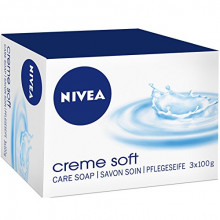 3 pastillas de jabón NIVEA Creme Soft