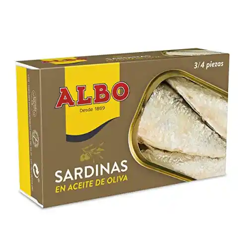 3x latas de sardinas en aceite de oliva ALBO 85g (Promoción 3x2)