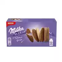 3x tabletas de chocolate Milka Choco Finas Galletas con Chocolate con Leche de los Alpes 126g
