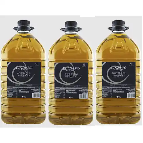 3x5L Aceite De Oliva Virgen Extra (3,6€ el litro) - Aplica cupón y paga con Klarna