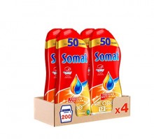 4 envases de Somat Oro Gel Lavavajillas Vinagre (Descuento automático + compra recurrente)