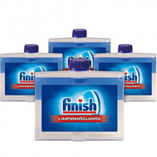 4 Unidades de Finish Limpiamáquinas lavavajillas contra el mal olor, la cal y la grasa