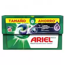 40 cápsulas Ariel All-in-One Detergente Lavadora con un Toque de Lenor