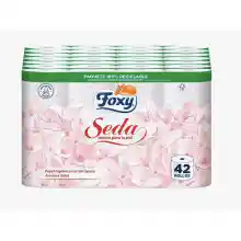 42 Rollos Foxy Seda Papel higiénico Neutro de 3 Capas