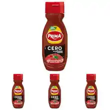 4x Ketchup Prima sin azúcares ni gluten
