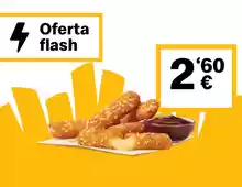 5 Gouda Sticks por 2,60€ en McDonald's (oferta válida en pedidos en restaurante)