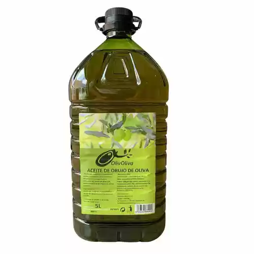 5 litros de Aceite suave de Orujo de Oliva Olivoliva