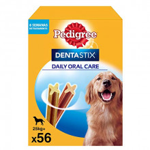 56 unidades Snack Dental para la Higiene Oral de Perros Grandes Pedigree Dentastix