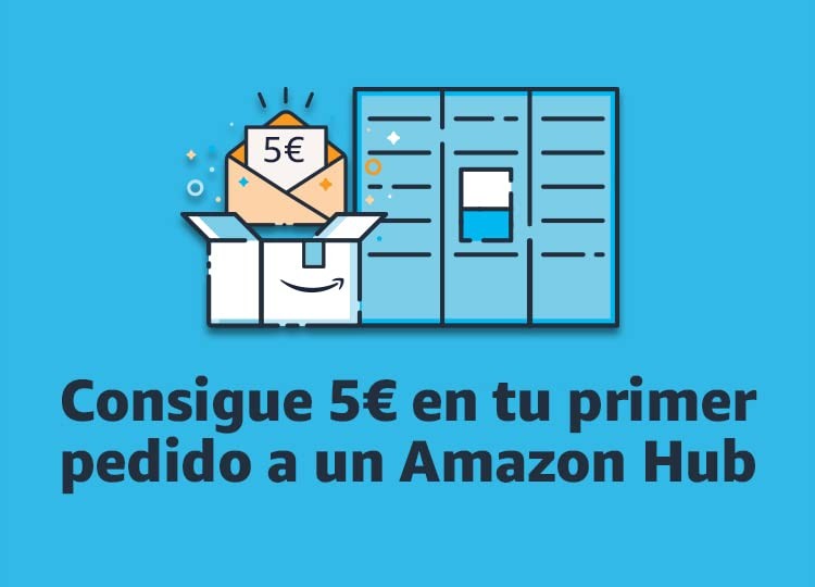 5€ GRATIS en Amazon recogiendo tu pedido en punto Amazon HUB