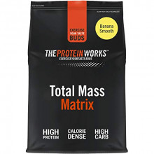 5Kg Proteína sabor plátno THE PROTEIN WORKS Total Mass Matrix