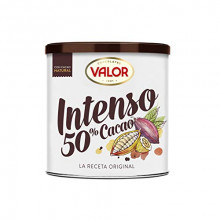 6 botes Cacao Natural Intenso 50% G de de Chocolates Valor