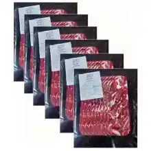 6x125g de pétalos de jamón ibérico Etiqueta Negra (900g en total)