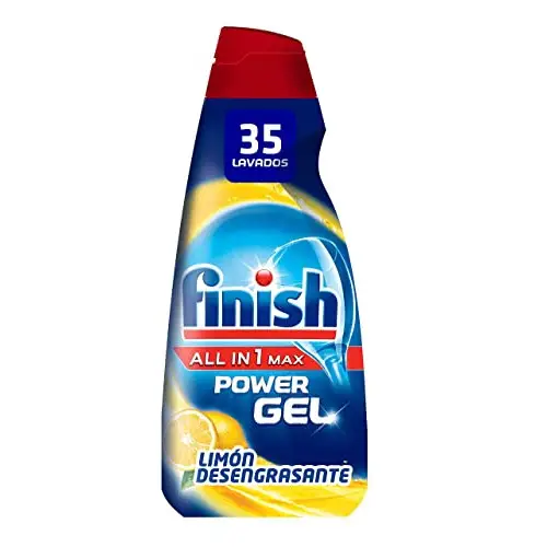 70 Lavados Lavavajillas Finish All in 1 Max Power Gel Limón (2x35) - 2ª unidad -70%