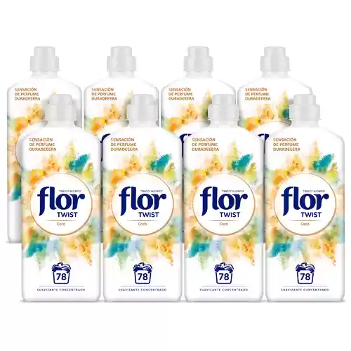 8 botellas de suavizante Flor Twist Coco