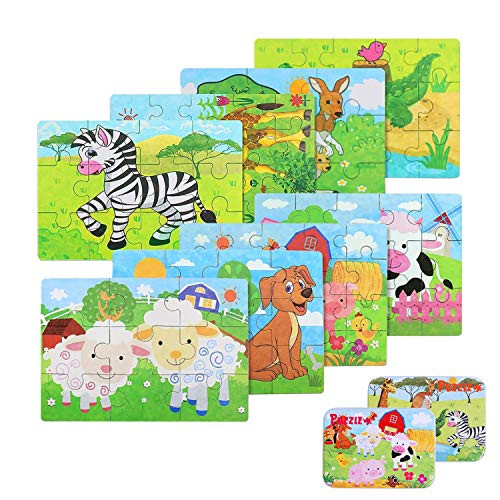 8 Puzzles de Madera