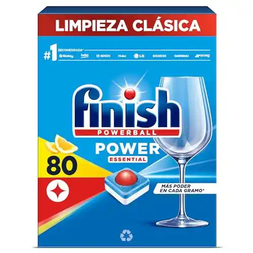 80 pastillas Finish Powerball Power Essential