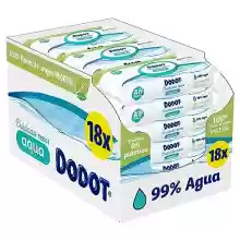 864 Toallitas Dodot Pure Aqua para Bebé 99% Agua (18 x 48)