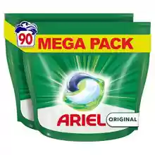 90 cápsulas Ariel All-in-One Detergente Lavadora