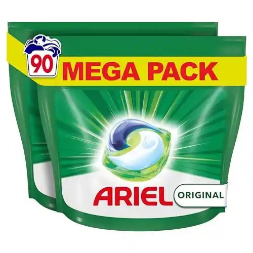 90 cápsulas Ariel All-in-One Detergente Original