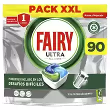 90 Capsulas Fairy Ultra Original Todo en Uno Pastillas Lavavajillas