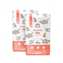 96 pañales ultra secos talla 1 (2 -5 kg) Mama Bear