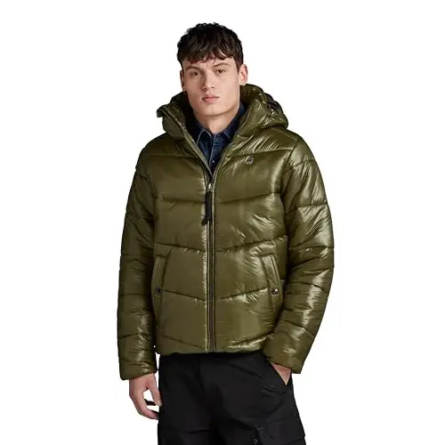 Abrigo acolchado con capucha para hombre G-Star Puffer
