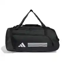 adidas Unisex Essentials - Bolsa de Lona con 3 Rayas, Color Negro y Blanco, Talla única