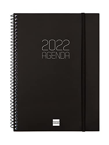 Agenda 2022 (12 meses) Finocam Espiral Opaque