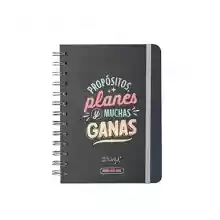 Agenda clásica pequeña 2022-2023 Semanal Mr. Wonderful