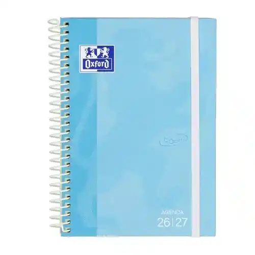 Agenda escolar Oxford Touch 2026-2027 Semana Vista A5 (15x21 cm)