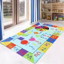 Alfombra de juegos de 90 x 150 cm para habitación infantil