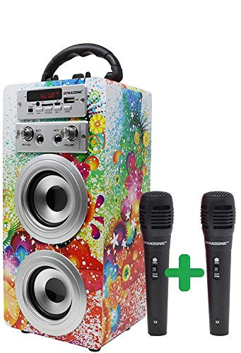 Altavoz Bluetooth Portátil con Karaoke DYNASONIC