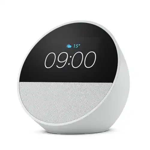 Amazon Echo Spot (última generación) - Despertador inteligente con sonido de calidad y Alexa