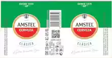 Amstel Clásica Cerveza Lager, Pack 24 Latas x 33 cl