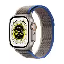 Apple Watch Ultra (GPS + Cellular, 49mm) con Caja de Titanio - Correa Loop Trail Azul/Gris