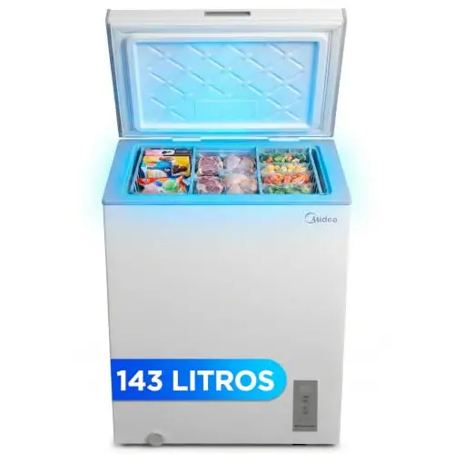 Arcón Congelador Pequeño de 143L MIDEA