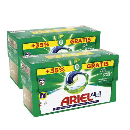 ARIEL Detergente All-in-1 Pods 68 lavados
