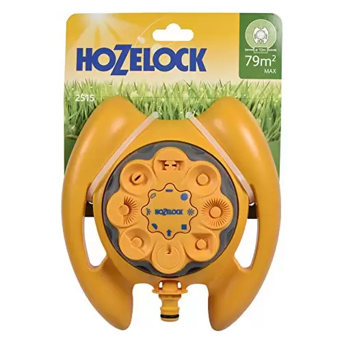 Aspersor Multi para superficies de hasta 79 m² con 8 tipos de riego Hozelock