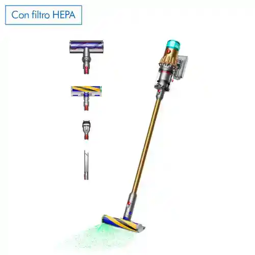Aspiradora sin cables Dyson V12 Detect Slim (Dorado) - Vendido por Dyson Oficial