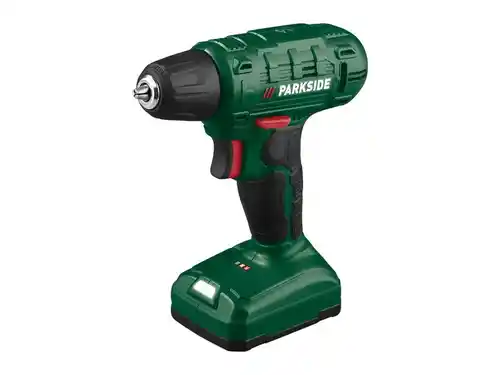 Atornillador Parkside 12V con batería USB-C, SPINDLE LOCK y LED